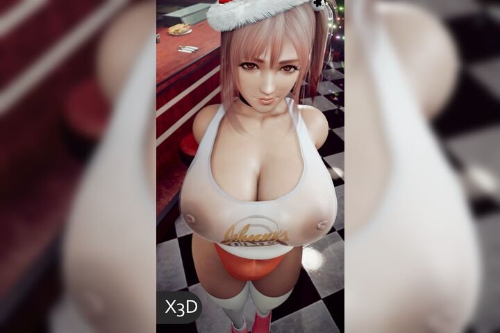 Honoka Big Tits Waitress 1 Like What You See_enhanced