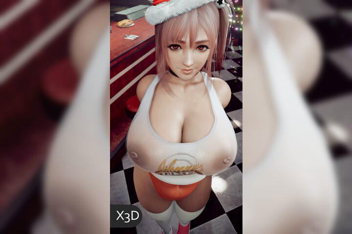 Honoka Big Tits Waitress 1 Like What You See_enhanced