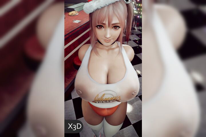 Honoka Big Tits Waitress 1 Like What You See_enhanced