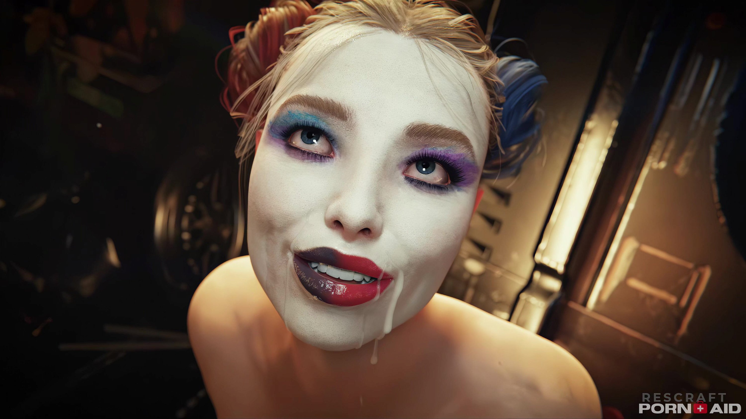 Beautiful Harley Quinn Cumshot Facial POV