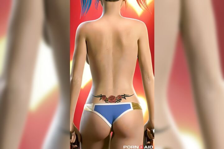 Harley Quinn Model Walk Ass 2b SlowMo x2_enhanced