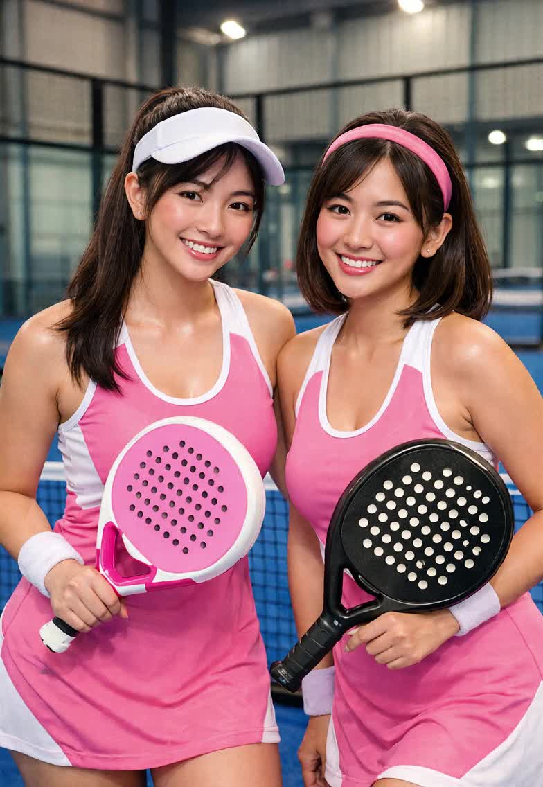 The video begins with two women. The video then jumpcuts…