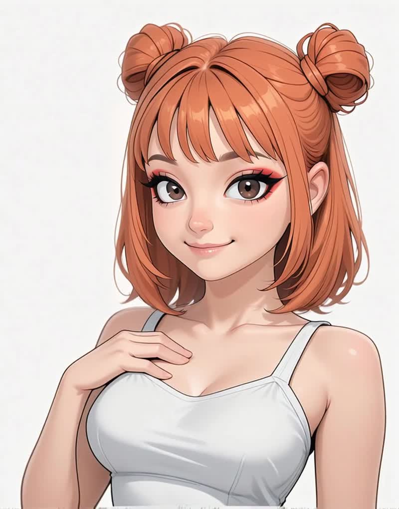 Redhead Girl Undresses