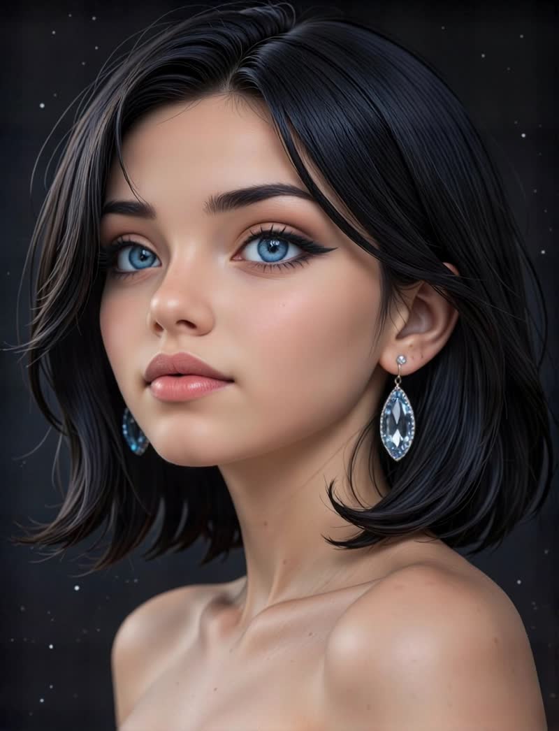 Blue-Eyed Girl Has an Orgasm