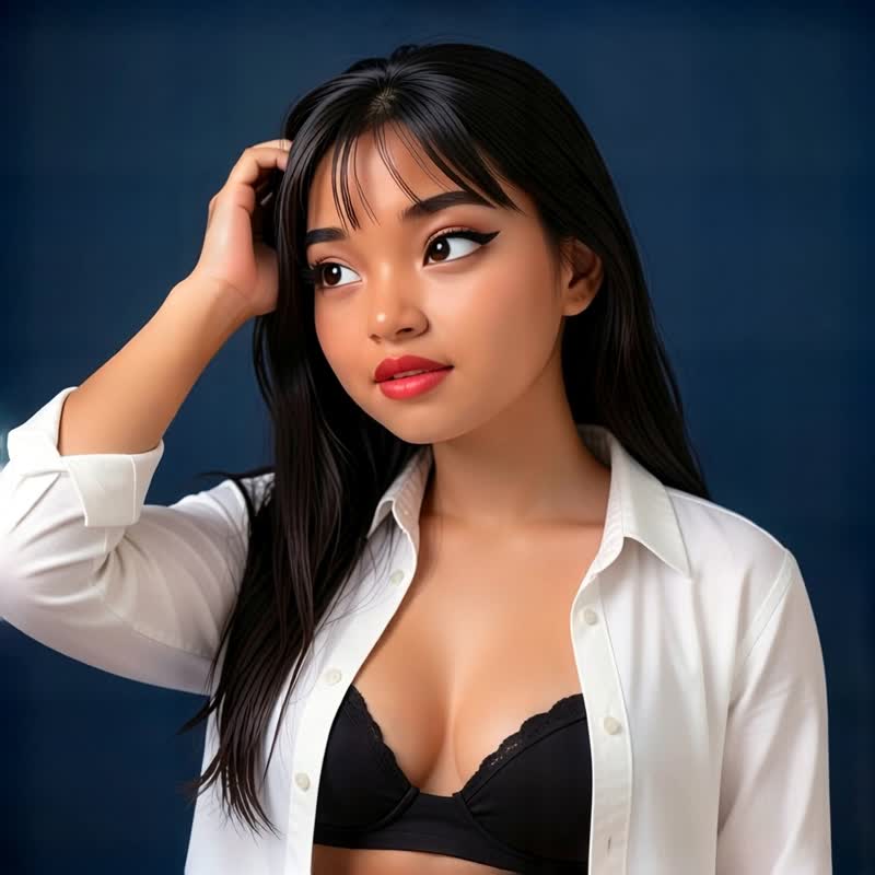 Asian Girl Has an Orgasm